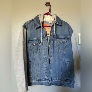 Levis denim hooded jacket
